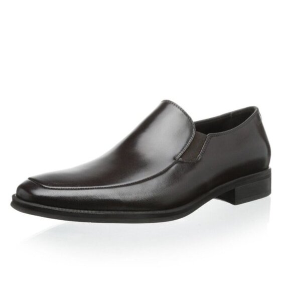 Magli by Bruno Magli Mens PITTO Leather Dress Shoe Dark Brown 11 US NEW MSRP 395 - Picture 1 of 7